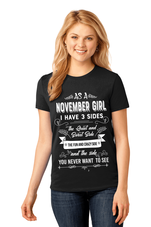As a November Girl I have 3 Sides